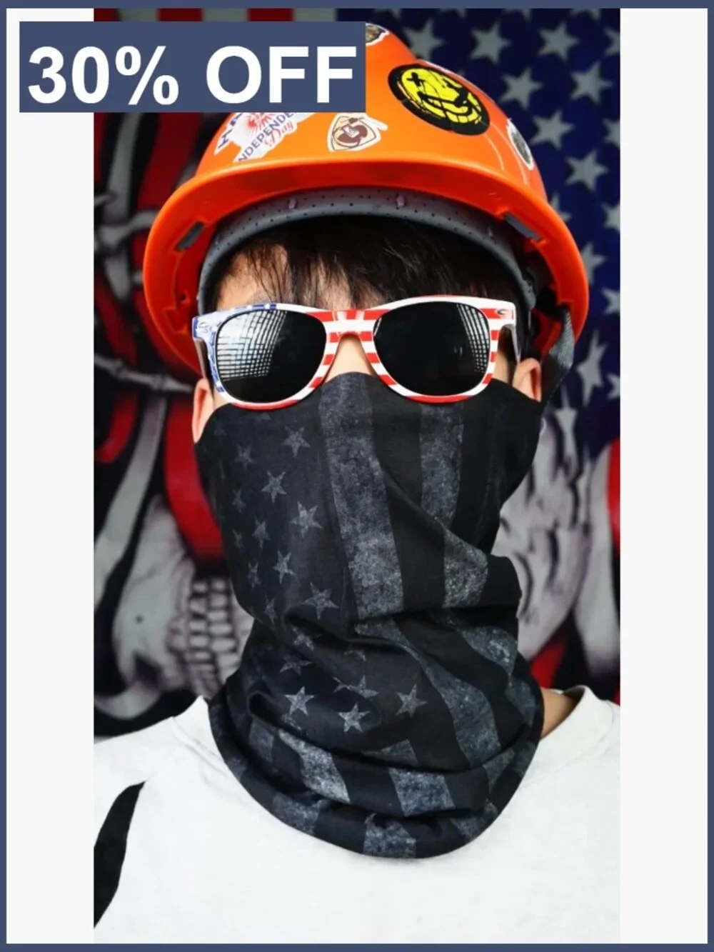 Seamless Neck Gaiter Face Mask UV Protection Balaclava Headband